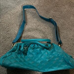 Vera Bradley Teal Quilted Crossbody Bag
